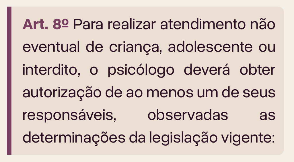 Um artigo do Vade Mecum com a tarja ao lado, na página 25